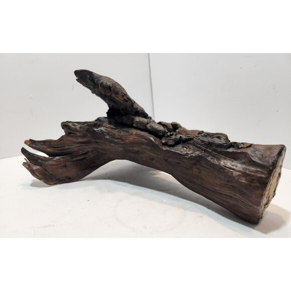 Vintage Petrified Wood Fossil Shaped Dinosaur Look? 11" by 10" by 6.5" - Picture 1 of 16